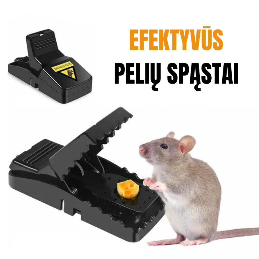 Ilgaamžiai pelių spąstai (6vnt.)