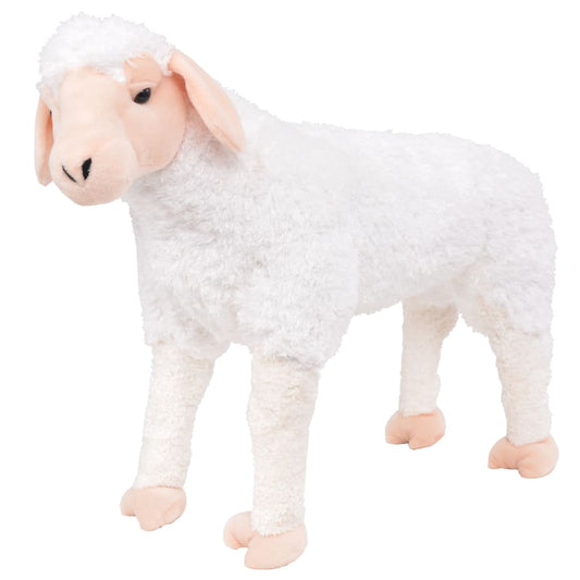 Pastatomas pliušinis žaislas avis, balta, XXL