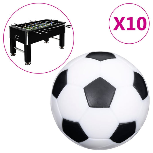 Stalo futbolo kamuoliukai, 10vnt., 32mm, ABS