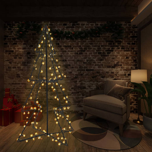 Kalėdų eglutė, 115x150cm, kūgio formos, 240 LED lempučių