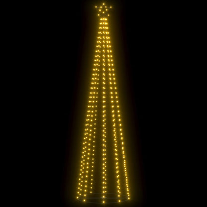 Kalėdų eglutė, 100x360cm, kūgio formos, 400 baltų LED lempučių