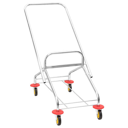 Valymo vežimėlis su kibirais ir gręžtuvu, PP/chromuotas plienas